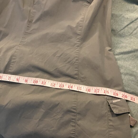 Y2K Point Zero Nicole Benisti Mini Dress Juniors 9 Green Cargo Utility - Picture 8 of 9